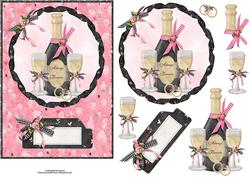 Always Forever Wedding Card with Decoupage