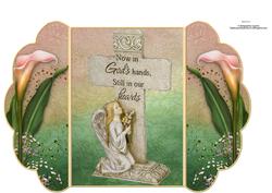 Lily's & Cross Sympathy Fold Card
