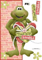 Toad Ally Loveable Large Dl Card