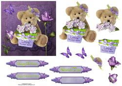 Love Blooms Here with Decoupage