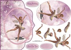Dancing on a Cloud Fancy Edge with Decoupage