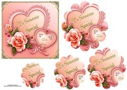 To Someone Special with Flower Shape Pyramage