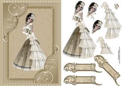Fashion Belle with Decoupage