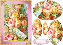 Roses Oval Pyramage