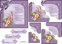 Butterfly Wishes with Verse Duo Corner Stacker