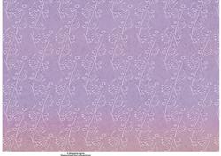Pretty Lilac Floral Backing Paper