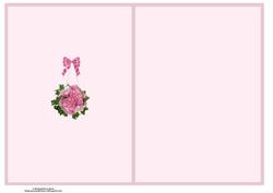 Pink Wild Roses Inserts