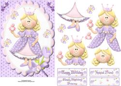 Little Princess with Decoupage