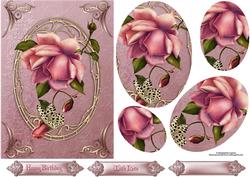 Rose Blush with Oval Pyramage