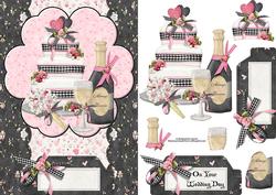 Wedding Day Celebration with Decoupage