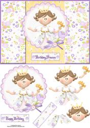 Birthday Princess with Decoupage