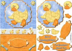 Quacking Birthday with Decoupage