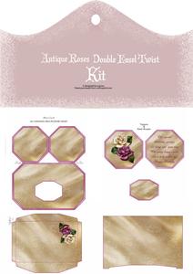 Antique Roses Double Easel Twist Kit