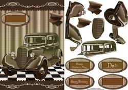 The Vintage Chauffeur with Decoupage