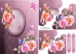 Pearly Roses and Butterflies with Duo Wavy Corner Stackers