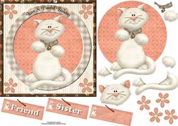 Purrfect Birthday with Decoupage