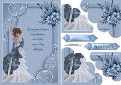 Birthday Wishes and Poem with Duo Corner Stacker