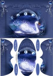 Swan Lake with Side Stacker and Oval Topper