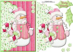 Joyful Snowman Envelope Card
