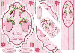 Cold Hands Warm Heart Pocket Card with Bookmark &tag