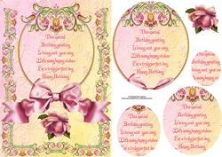 Special Birthday Wishes with Verse and Pyramage