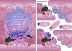 Hydrangea Birthday Wish Duo Corner Stacker & Verse