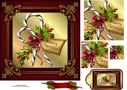 Merry Christmas Candy with Pyramage and Tag