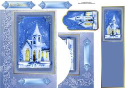 Christmas Church Glow with Bookmark & Tag