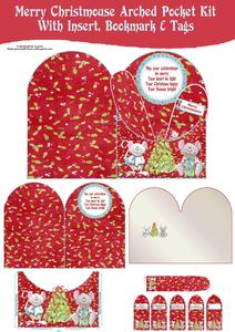 Merry Christmouse Arched Pocket Card Kit