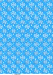 Christmas Snowflake Background Blue