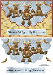 Holly Jolly Christmas Envelope Card