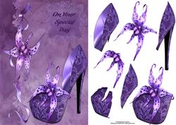 Orchids, Lace & Fashion with Decoupage