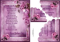 Floral Mothers Day with Verse