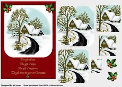 Christmas Snow Scene
