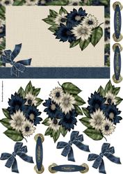 Blue and Ivory