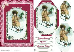 Christmas Vintage Child