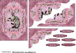 Floral Cat