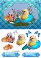 cup186136_758 - Hatching Easter Chick and Bunny with Decoupage