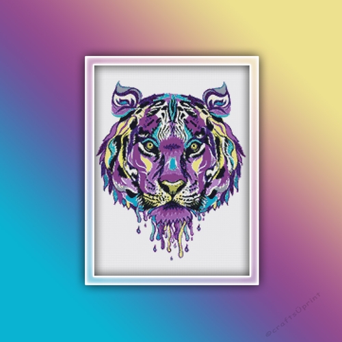 Tiger 1 Cross Stitch Pattern PDF 