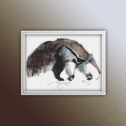 Anteater 1 Cross Stitch Pattern PDF