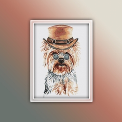 Yorkshire Dog 2 Cross Stitch Pattern