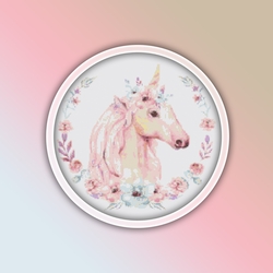 Unicorn 3 Cross Stitch Pattern