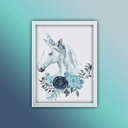 Unicorn 7 Cross Stitch Pattern