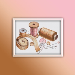 Sewing 1 Cross Stitch Pattern