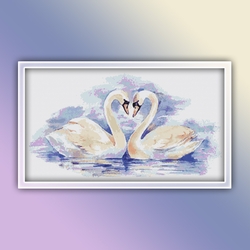 Swans 1 Cross Stitch Pattern