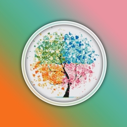 Tree 5 Cross Stitch Pattern PDF