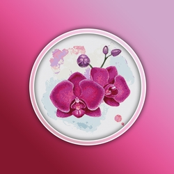 Orchids 1 Cross Stitch Pattern PDF | Flower