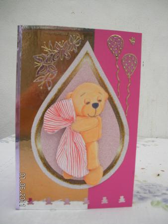 Teddy with Comfort Blanket by Sherlie Bradley