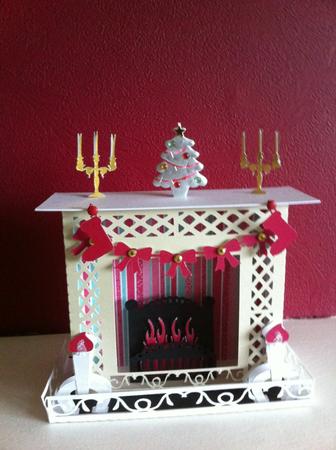 3D Fireplace & Box by Sharon Edwards