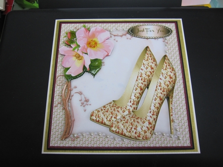 Beautiful Pink shoes and Roses  2 by LORRAINE PROUD